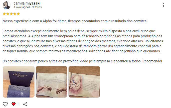 Depoimento de cliente Alpha 2
