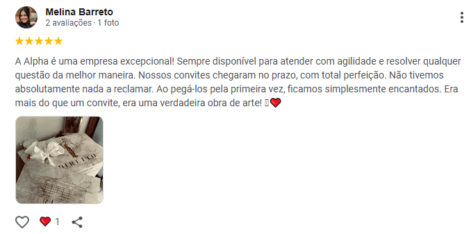 Depoimento de cliente Alpha 4